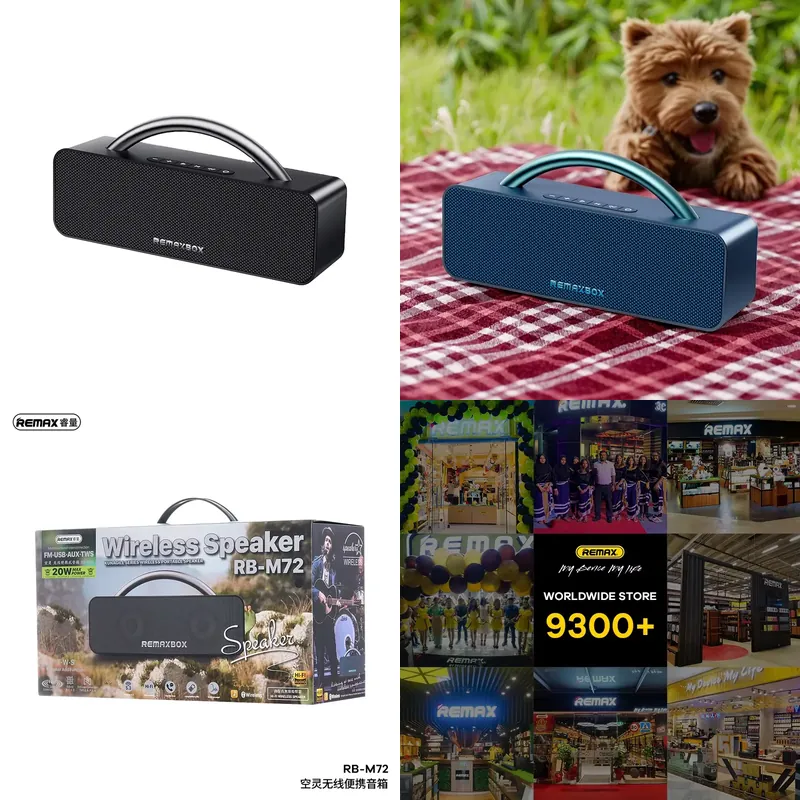 Home Cinema Portable - REMAX RB-M72 Enceintes sans fil USB/TF/AUX,