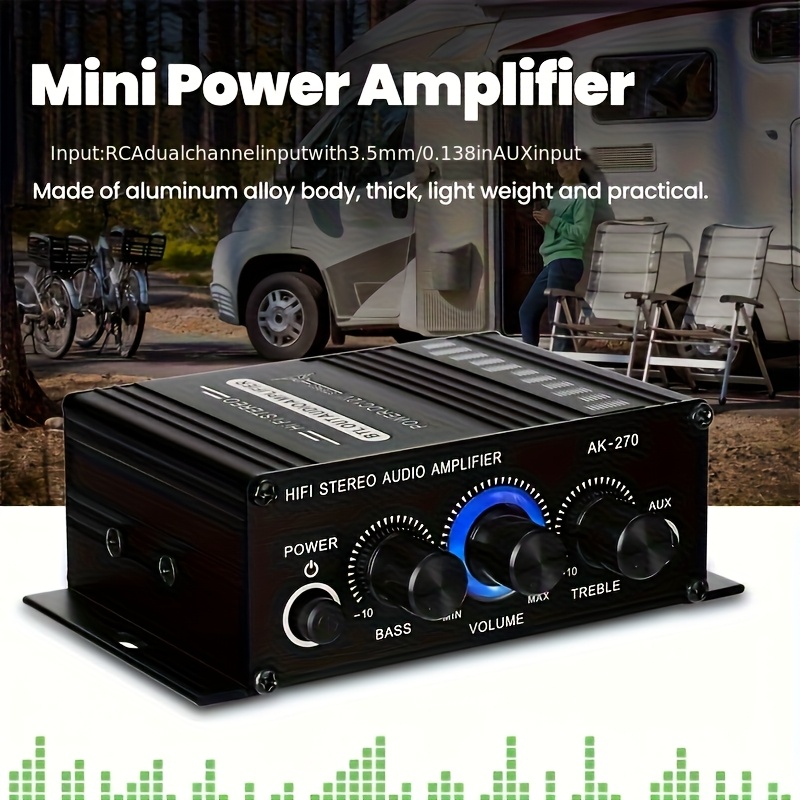 Home Cinema Choice - Amplificateur HIFI AK-270, canal 2.0, amplificateur