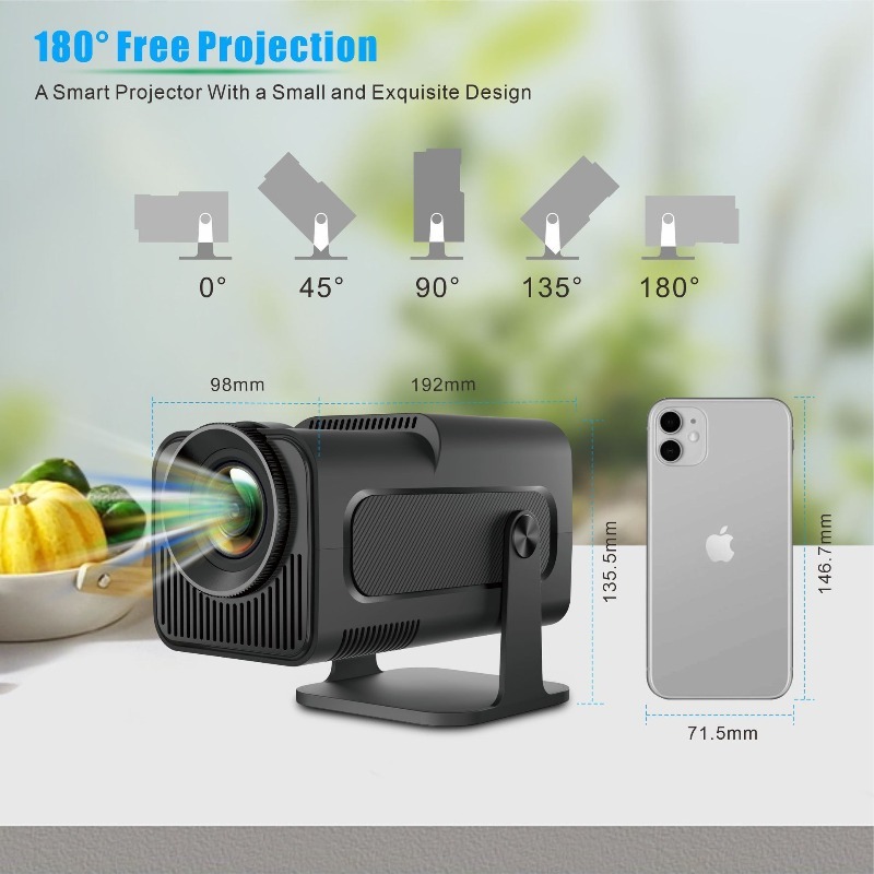 Home Cinema Portable - Projecteur portable original HY320mini, mini home