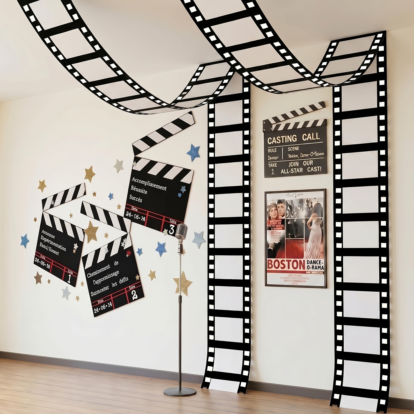 Home Cinema Films - 2 bannières de film noir et