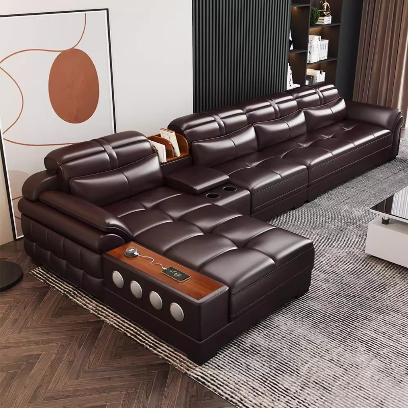 Home Cinema For Small Room - Canapés de luxe en cuir véritable