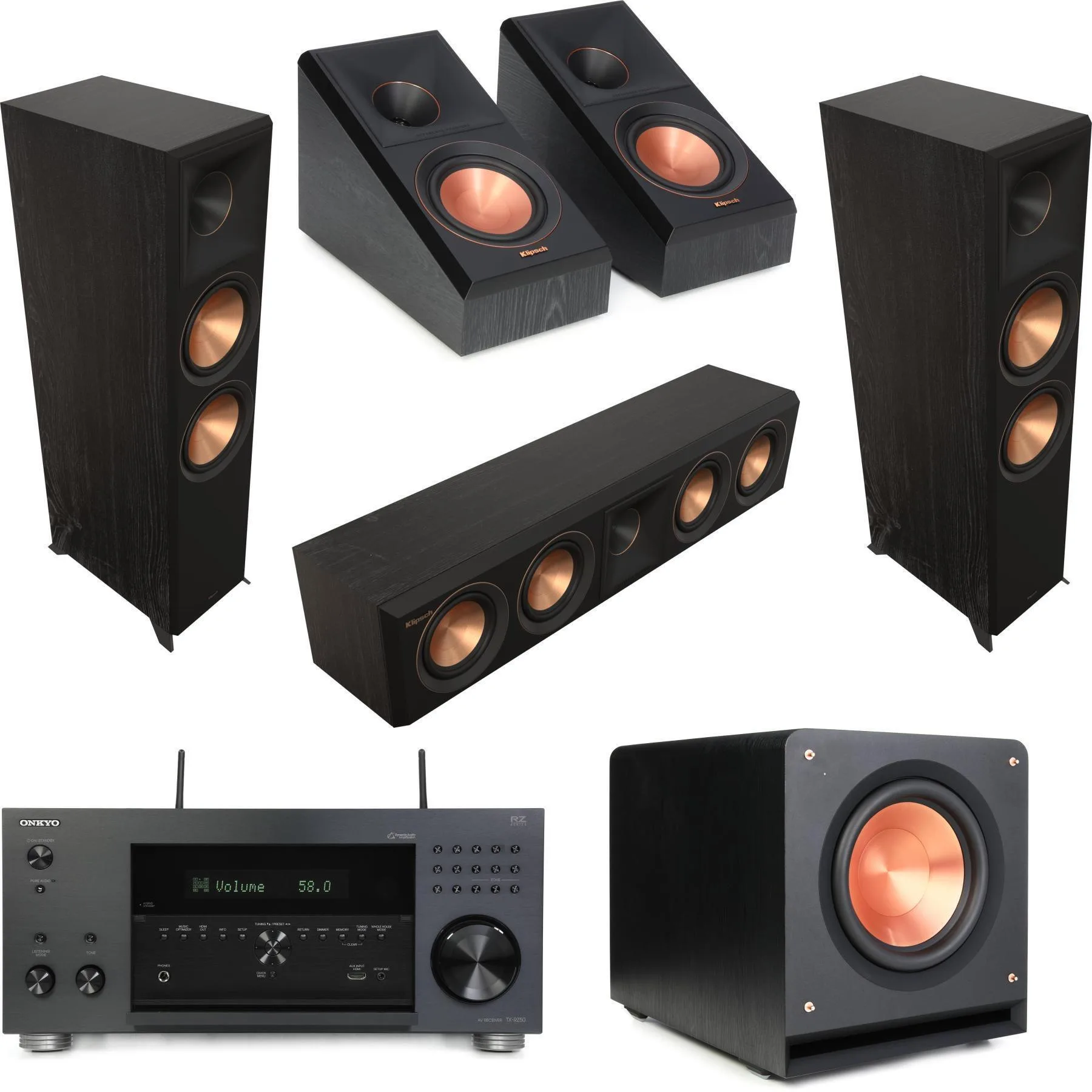 Onkyo Home Cinema - MEILLEURES VENTES, Ventes Abordables, NOUVEAU Klipsch