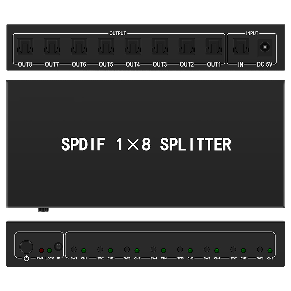 Home Cinema Choice - Répartiteur Audio optique, répartiteur numérique Toslink