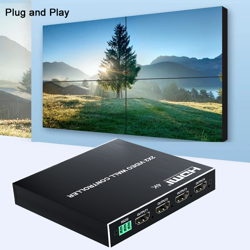 Home Cinema Video Processor - Contrôleur de mur vidéo HDMI, HD,