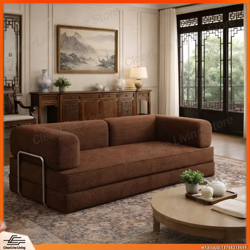 Home Cinema For Small Room - Canapé-lit convertible 2 places en tissu