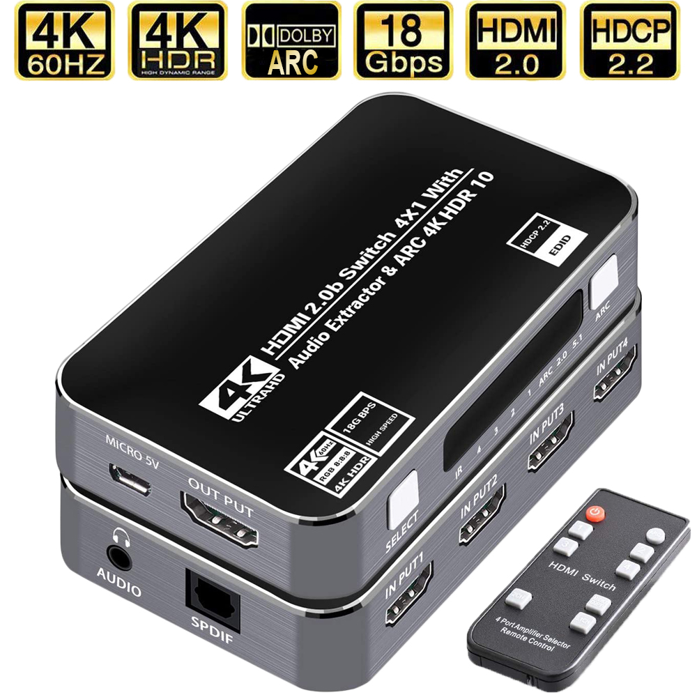Hdmi Arc Cable - Commutateur HDMI 60Hz 4K HDR avec