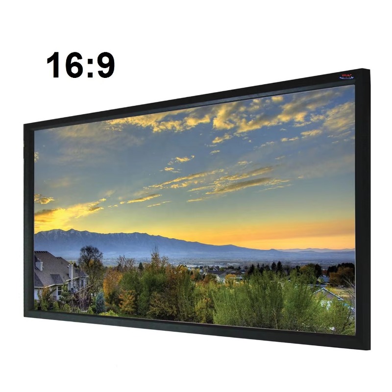 Home Cinema Projector Screen - Écran de projection plat à cadre