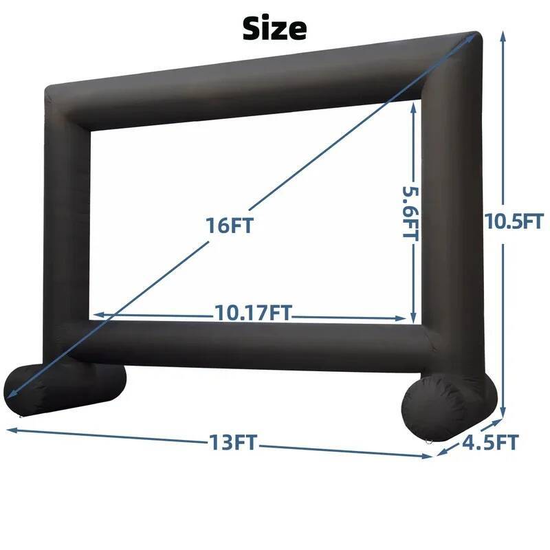 Home Cinema Projector Screen - Écran de projecteur géant Iatable Portable