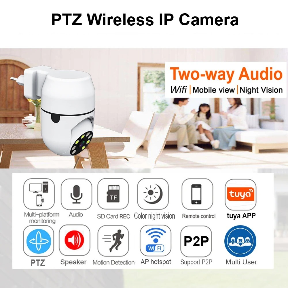 Caméra IP sans fil Tuya HD ave - Home Cinema Panasonic avis et prix