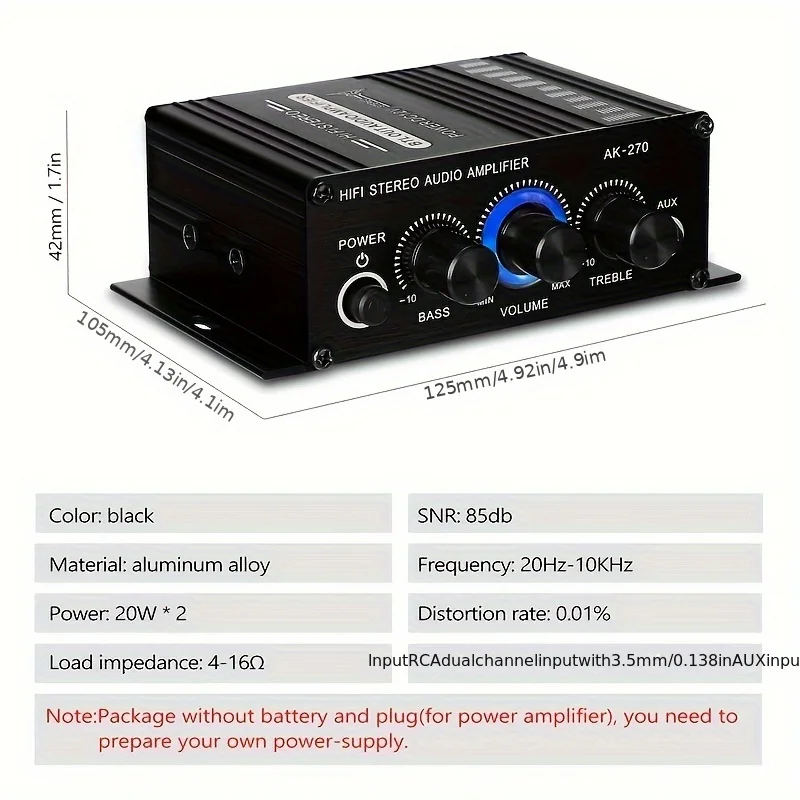 Amplificateur HIFI AK-270, can - Home Cinema Choice avis et prix