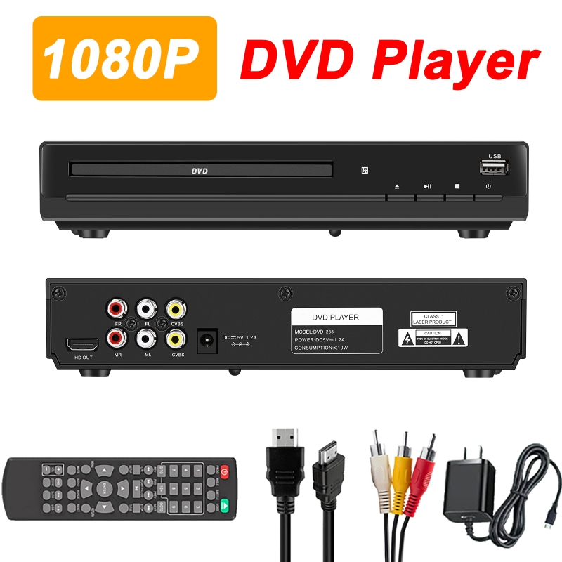 Lecteur DVD 1080P HD, lecteur  - Home Cinema Dvd System avis et prix
