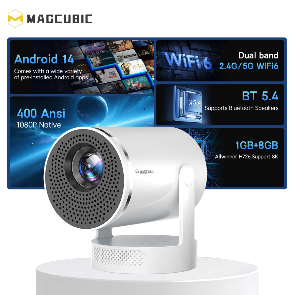 Projecteur Magcubic Android 14 - Video Home Cinema avis et prix