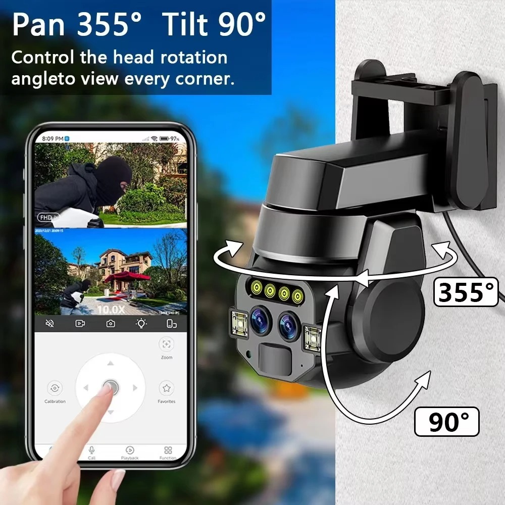 Caméra de surveillance WiFi 4K - Home Cinema Outdoor avis et prix