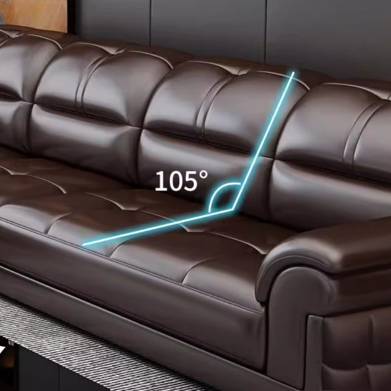 Canapés de luxe en cuir vérita - Home Cinema For Small Room avis et prix
