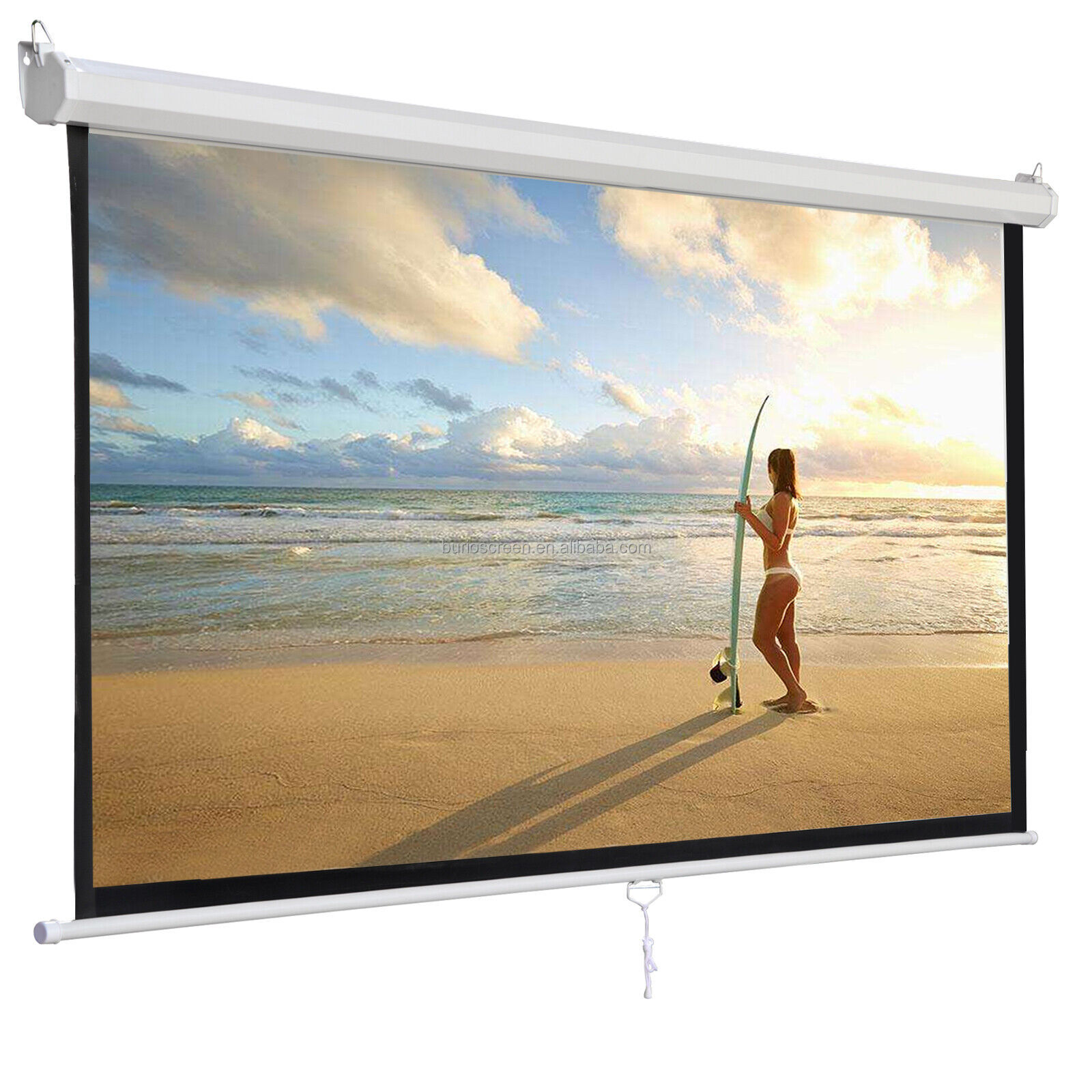 Écran de projection manuel à d - Home Cinema Projector Screen avis et prix
