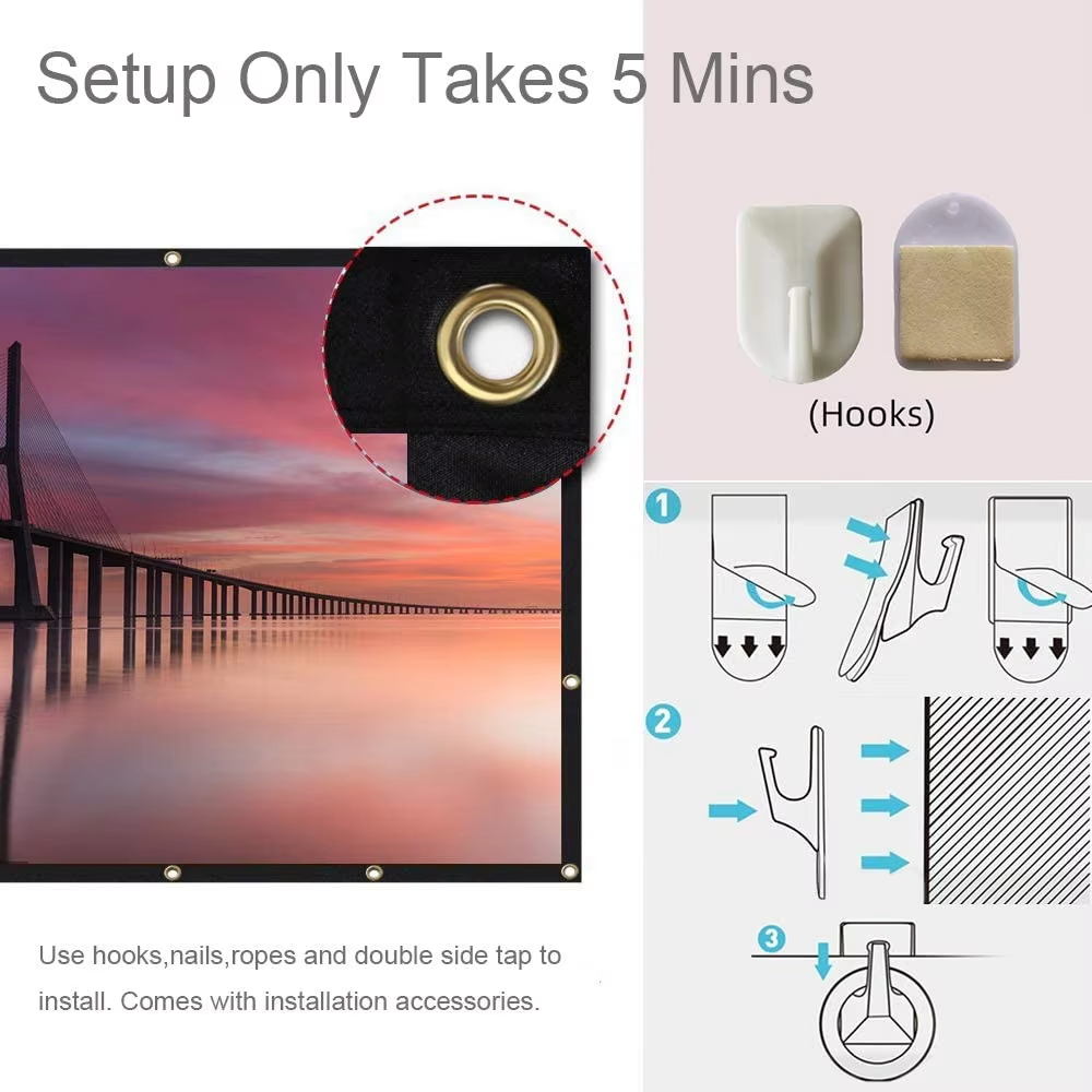 Écran de projection pliable do - Home Cinema Projector Screen avis et prix