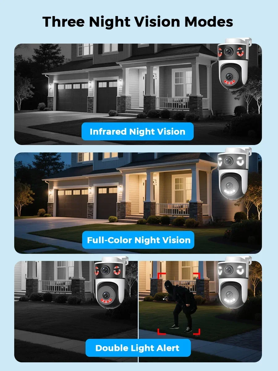 Caméra de sécurité Wifi 10MP 5 - Home Cinema Outdoor avis et prix