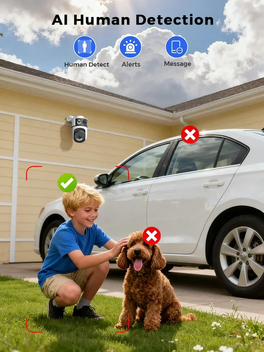 Caméra de sécurité Wifi 10MP 5 - Home Cinema Outdoor avis et prix