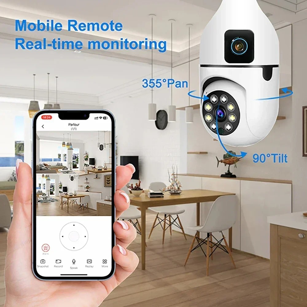 Caméra IP WiFi E27 en forme d' - Home Cinema Outdoor avis et prix