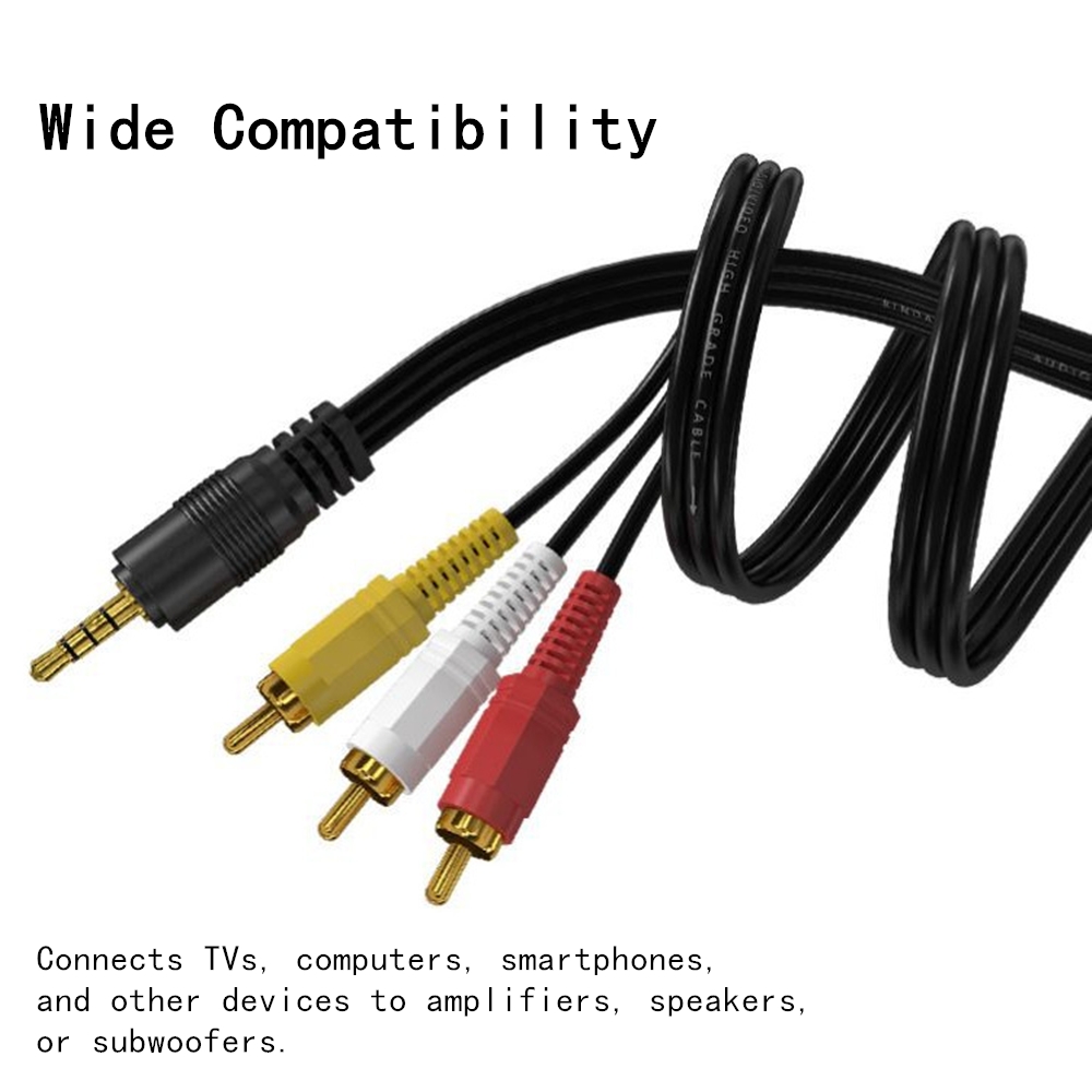 Câble Audio-vidéo RCA 3.5mm à  - Video Home Cinema avis et prix