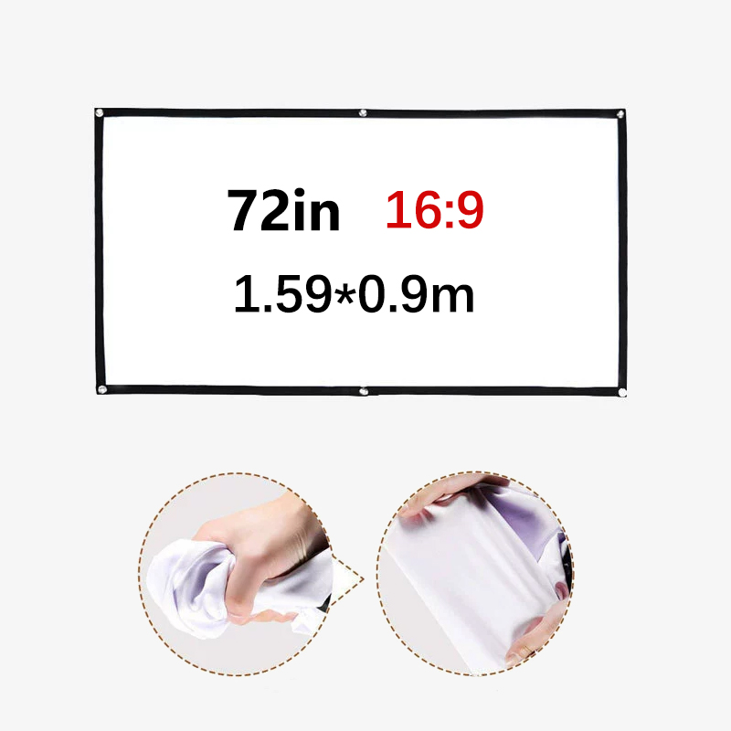 Écran de projecteur portable 6 - Home Cinema Projector Screen avis et prix