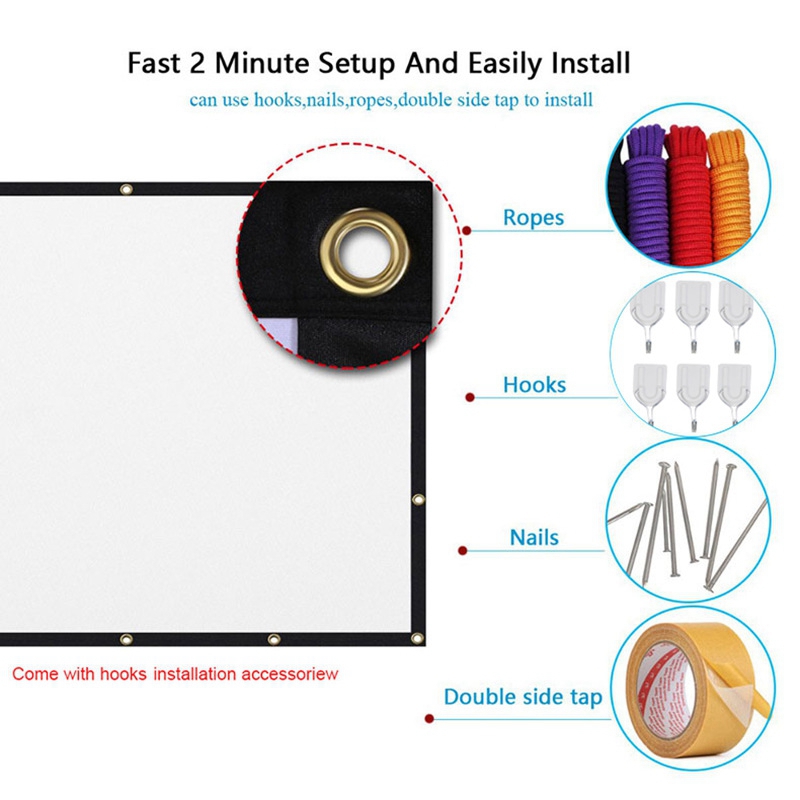 【A28T】 Écran de projecteur por - Home Cinema Portable avis et prix