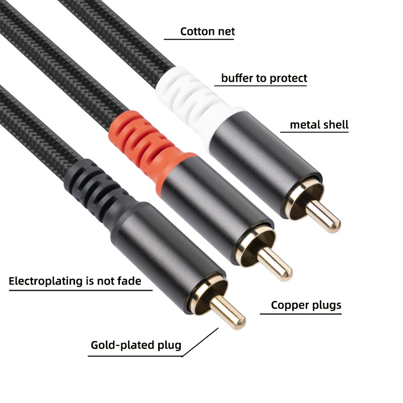 Câble Audio 1/2/3M 1 RCA mâle  - Home Cinema Choice avis et prix