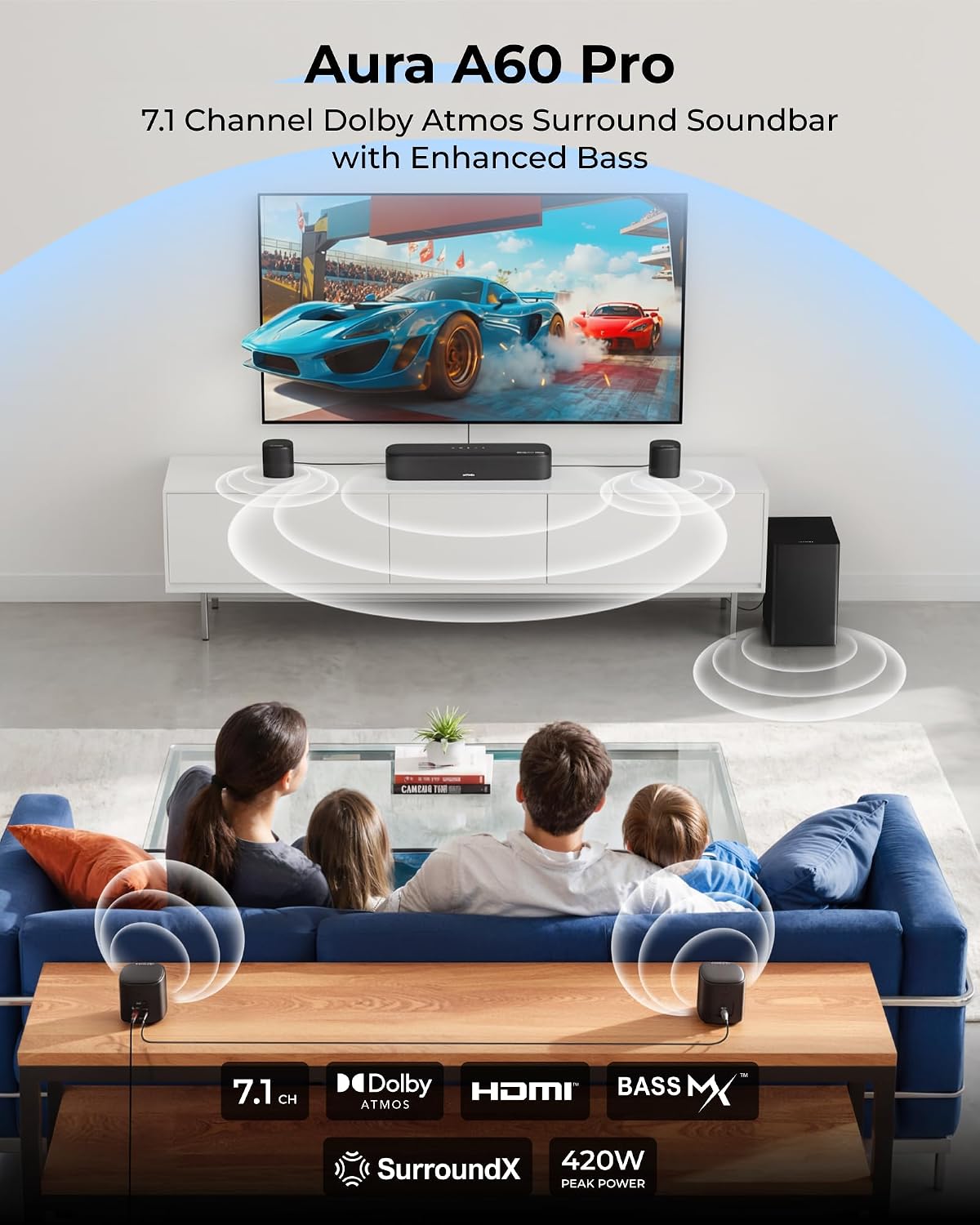Système audio surround Dolby A - Home Cinema Dolby Atmos 7.1 avis et prix