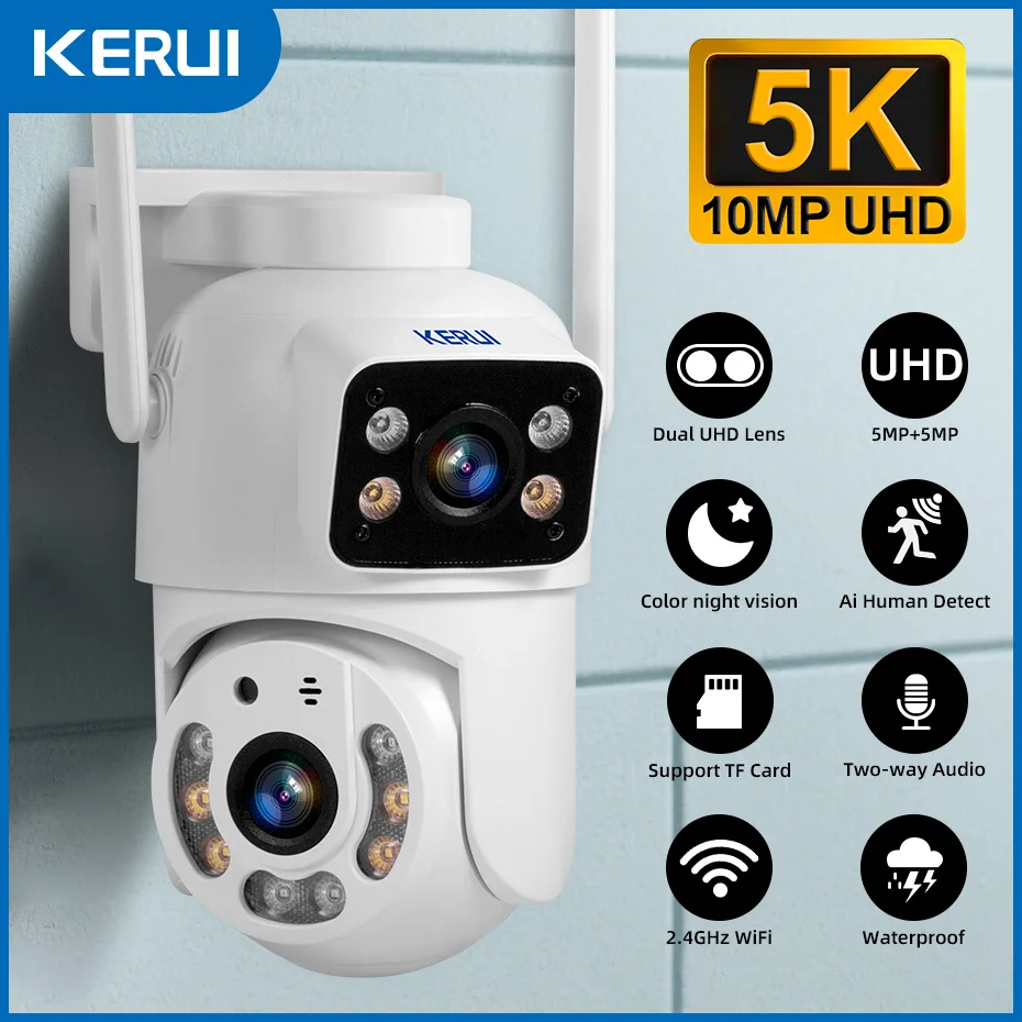 KERUI double objectif HD 10MP  - Home Cinema Outdoor avis et prix