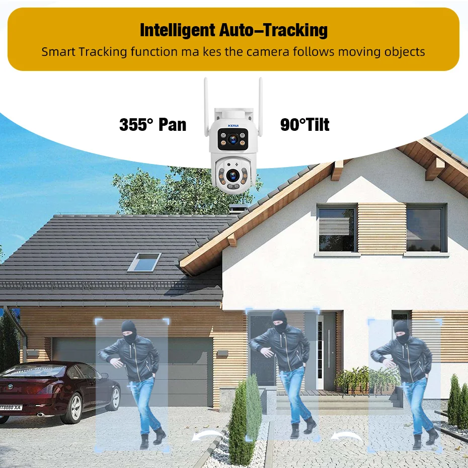 KERUI double objectif HD 10MP  - Home Cinema Outdoor avis et prix