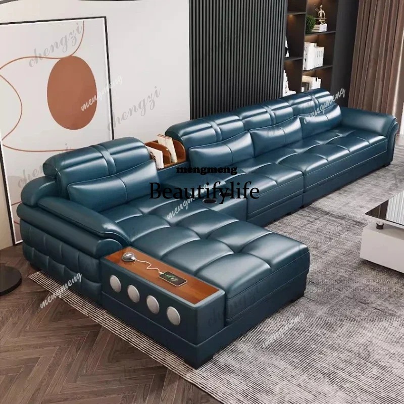 D5556 Canapés en cuir véritabl - Home Cinema For Small Room avis et prix