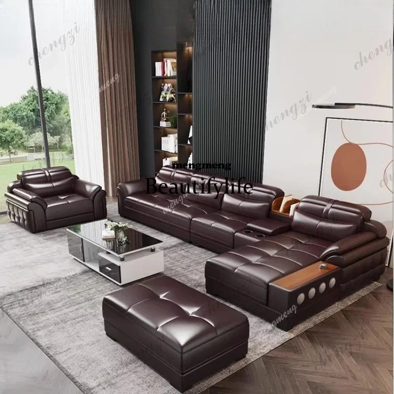 D5556 Canapés en cuir véritabl - Home Cinema For Small Room avis et prix