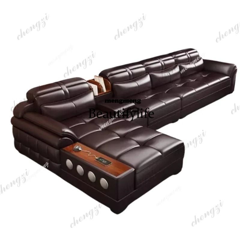 D5556 Canapés en cuir véritabl - Home Cinema For Small Room avis et prix