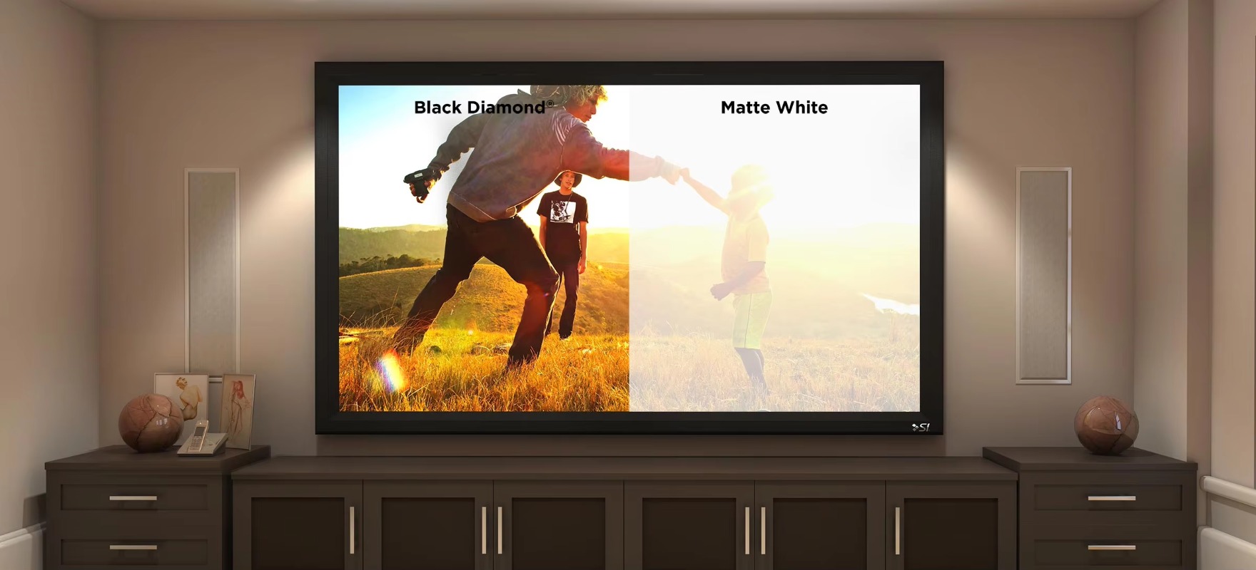 Écran de projection plat à cad - Home Cinema Projector Screen avis et prix