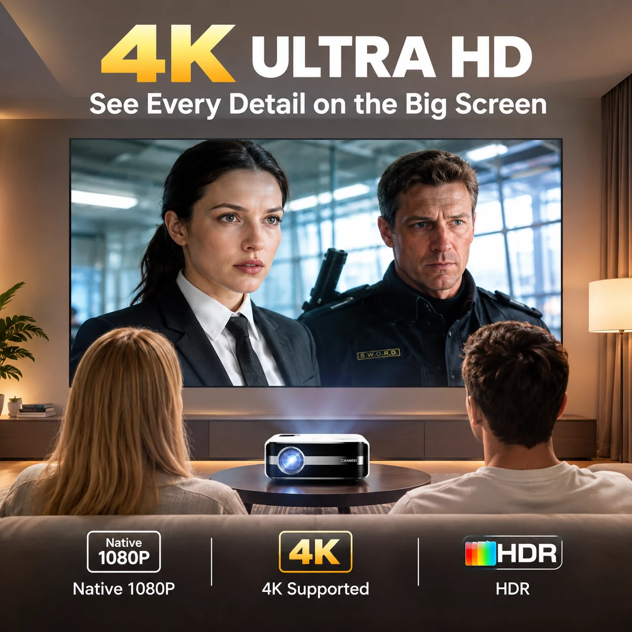 Nouveau projecteur A9S 4k 4000 - Video Home Cinema avis et prix